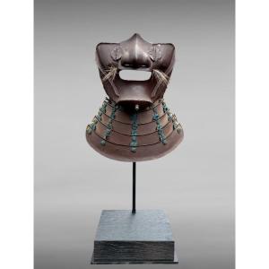 Samurai Half Mask Mempo - Edo Period (1603-1868).