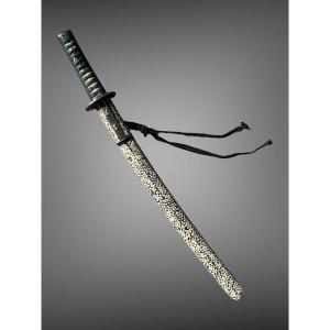Japanese Wakizashi Sword, Signed And Dated, Shirasaya And Nbthk Hozon Certificate - Muromashi Period