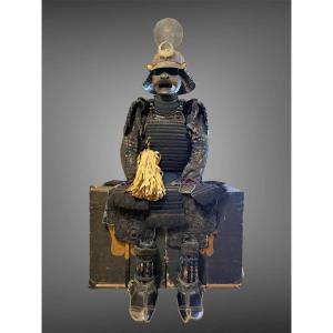 Complete Okudaira Clan Samurai Armor - Edo Period (1603-1868).
