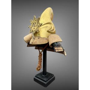 Eboshi Kawari Kabuto With Hozon Shiryo Certificate - Late Edo Period (1603-1868).