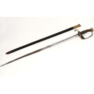 Saber Children's Sword Infantry Officer Wood Gilt Bronze 19th Century