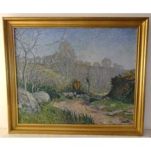 Hst Anders Osterlind Landscape Traouïero Valley Trégastel Perros Brittany 20th