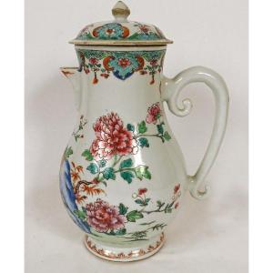 Porcelain Covered Jug China Compagnie Indes Famille Verte Kangxi 18th
