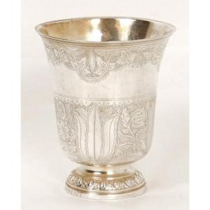 Silver Piedouche Timpani Farmers General Orléans Martin Lumière 135gr 18th