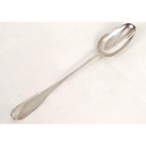 Stewing Spoon Sterling Silver Farmers General 168gr XVIIIth Century