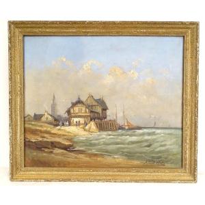 Hst Albert Hirtz Port Breton Boats Brittany Finistère Breton School XIXth