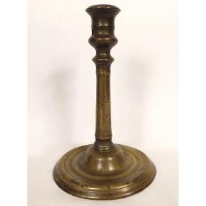 Haute Epoque Bronze Torch Candle Holder, 16th Century, 17th Century