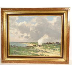 Hsc Breton Landscape Lucien Seevagen Meneham Kerlouan Finistère Brittany 20th