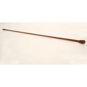 Hermès Paris Essentielle Woven Leather Riding Crop, 20th Century Collection