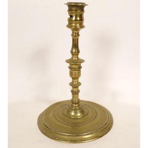 High Period Bronze Candlestick, 16th-17th Century