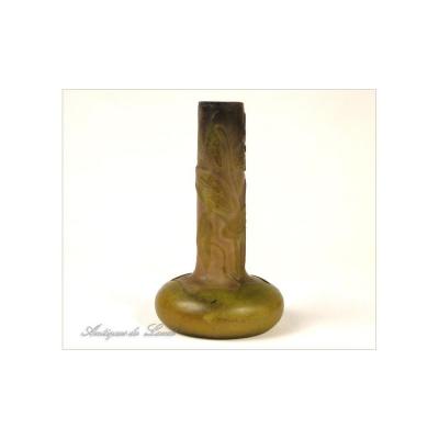 Petit Vase Glass Paste Emile Gallé Art Nouveau XIXth