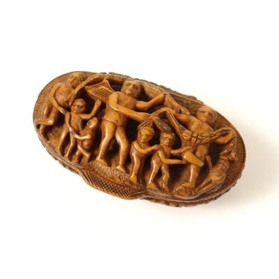 Snuffbox Corozo Children Angels Characters Departure War Soldier XIX