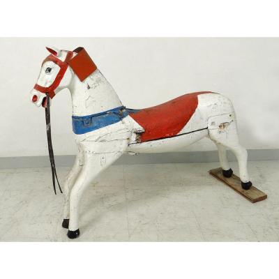 Horse Carousel Carousel Wood Carved Polychrome Nineteenth Century
