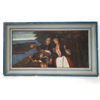 Hst Rebus Galante Scene Angel Cherry Pelerins Island Kythira Picart XVIII