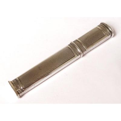 Wax Case Sterling Silver Minerve 40gr XIXth Century