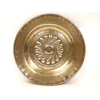 Offering Dish Gothic Quest Copper Germany Nuremberg XVIth