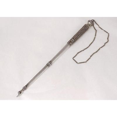 Yad Torah Reading Hand Sterling Silver Filigree Russian Judaica Nineteenth Century