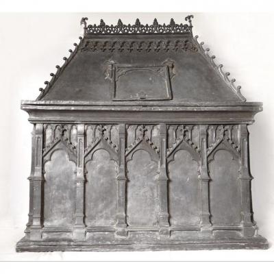 Fountain Reserve Water Baptismal Lead Mâcon Burgundy Haute Epoque XVIth