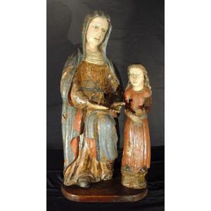 16th Century Statue Saint Anne