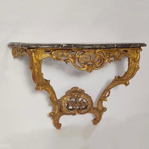 Console Louis XV Golden 18th Century