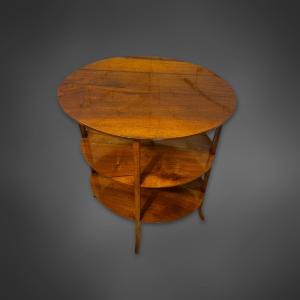 Fine Biedermeier Walnut Shelf, Circa 1830
