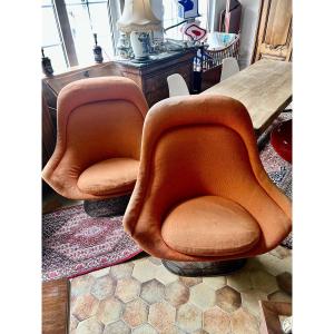 Pair Of Easy Chairs – Warren Platner For Knoll, 1966