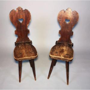Pair Of Swiss Mountain Chairs