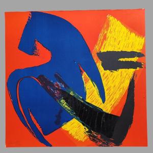 Gérard Schneider (1895-1986)lithographie Originale