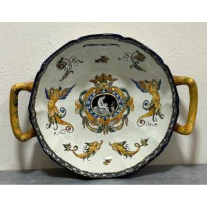 Melonnière Or Fruit Basket In Earthenware From Giens Renaissance Decor From 1876