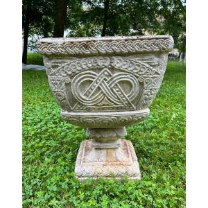 Reconstituted Stone Planter