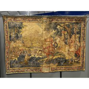 Printed Tapestry Histoire Du Roi After The Tapestry In The Salon Mercure At Versailles