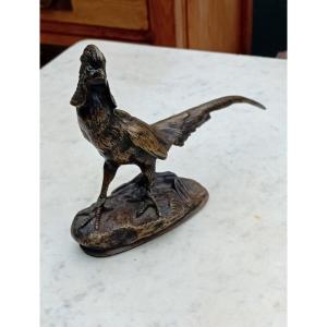 Small Animal Bronze "pheasant"