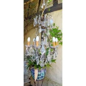 Baccarat Crystal Cage Chandelier 