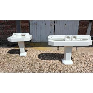 Double Washbasin With Console Year 30