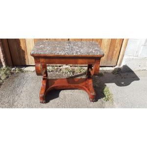 Small Mahogany Console 19th