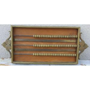 Billiards Abacus Point Counter Bronze Napoleon 3