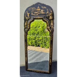 Chinese Lacquer Mirror 1950 