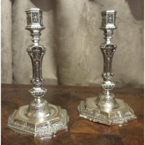 Pair Of Regency Style Candlesticks
