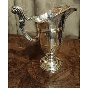 Hanap Said Ewer With Helmet In Silver Metal, Louis XIV Period