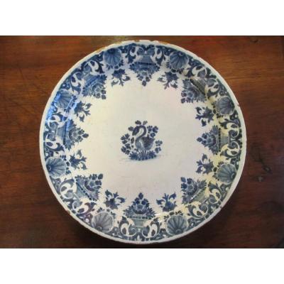 Rouen Faience Plate