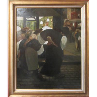 "Les blanchisseuses" par Armand Joseph Séchet