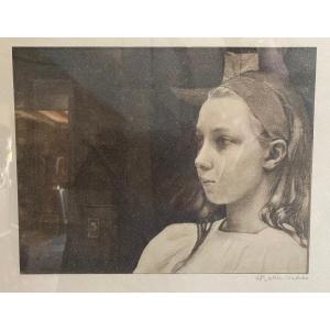 Etching By Akseli Gallen-kallela