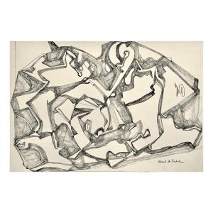 Catherine Reboul Berlioz. Ink On Paper. 