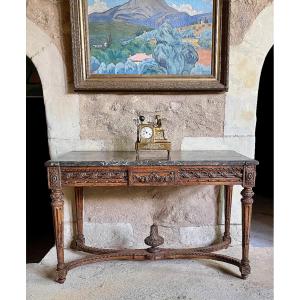 Louis XVI Period Console Game Table