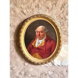 Portrait Of Godefroy Charles-henry De La Tour d'Auvergne By Jean-françois Colson. 18th Century