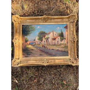 Painting By Henri Malfroy The Washerwomen