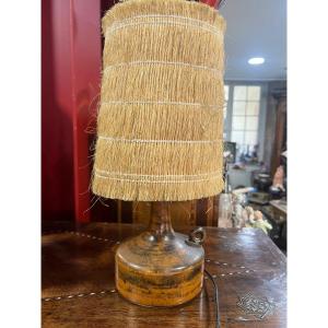 Lamp By Jacques Blin With Its Original Lampshade