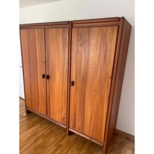 Pierre Chapo Solid Elm Three-door Wardrobe