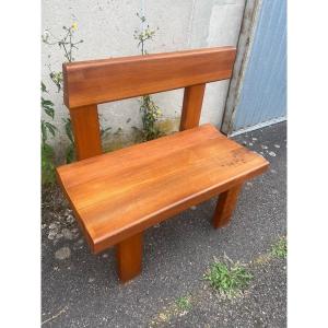 Pierre Chapo Solid Elm Bench