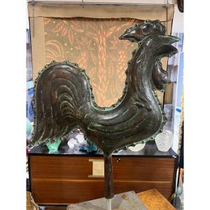 Copper Bell Tower Rooster XVIII East France